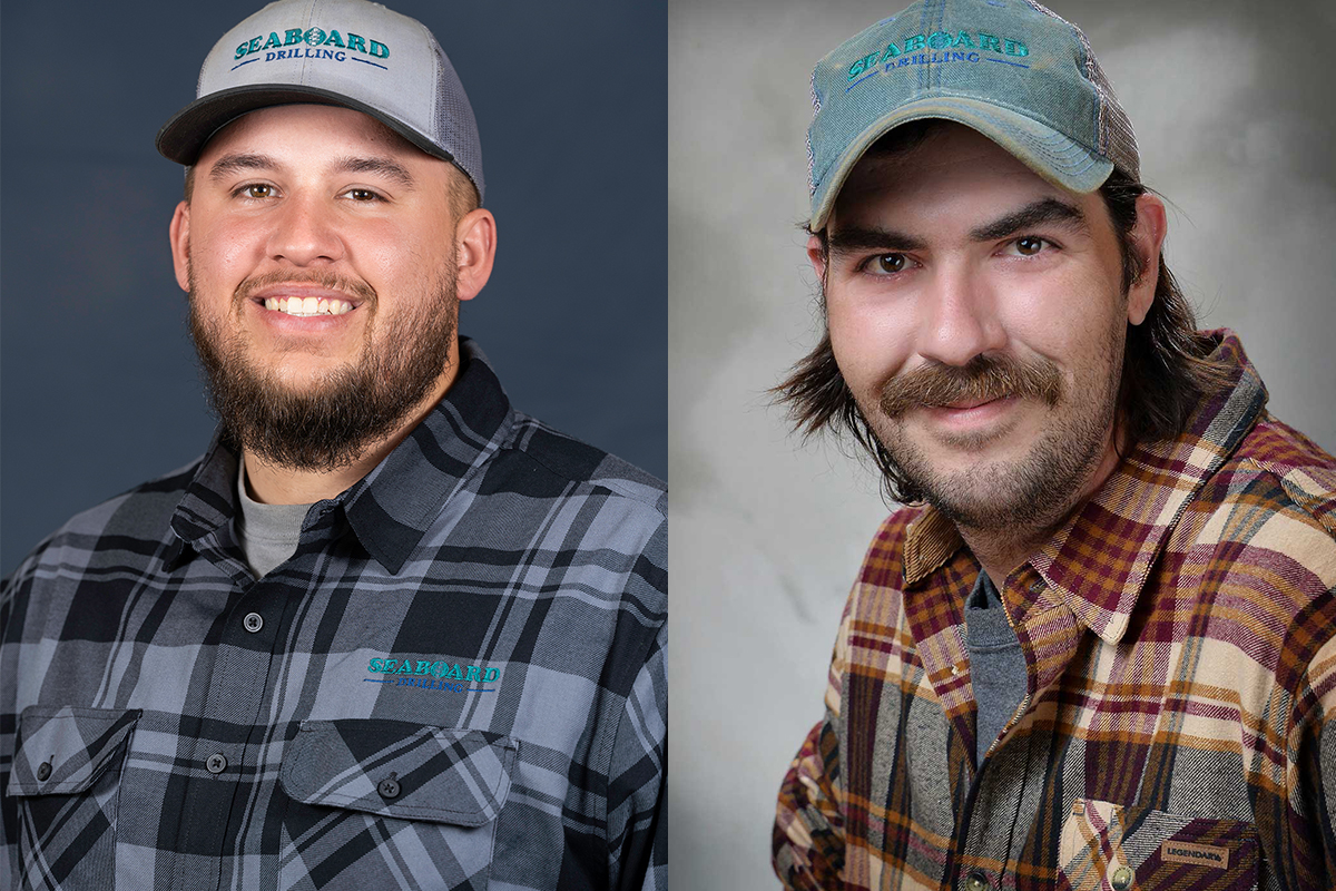 Professional headshot photos of Jay Adams and Mike Kern