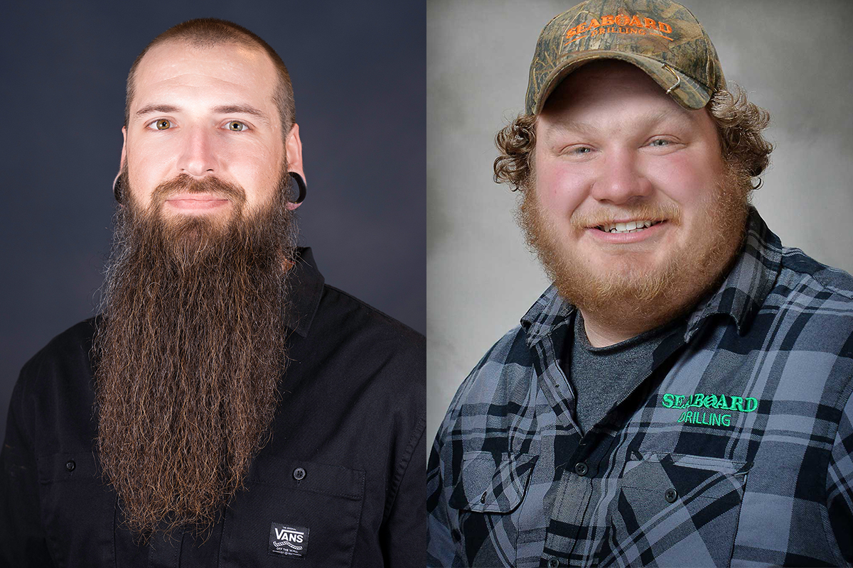 Professional headshot photos of Drillers Kevin Kenneson and Jarrett Sudyka.